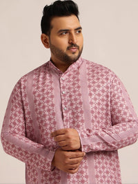 SOJANYA PLUS Lelaki Motif Etnik Cetakan Indie Kurta