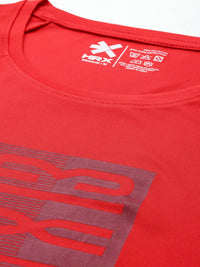HRX by Hrithik Roshan Men Typography Printed Rapid-Dry Training T-shirt