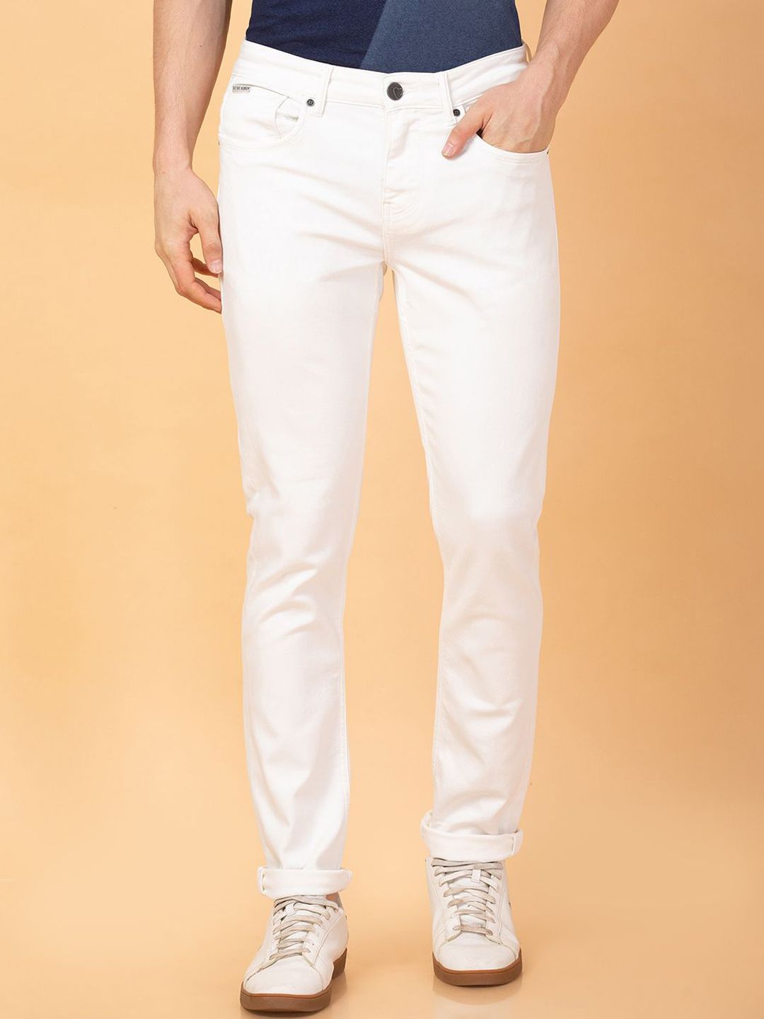 Being Human Men Slim Fit Low Distress Jeans