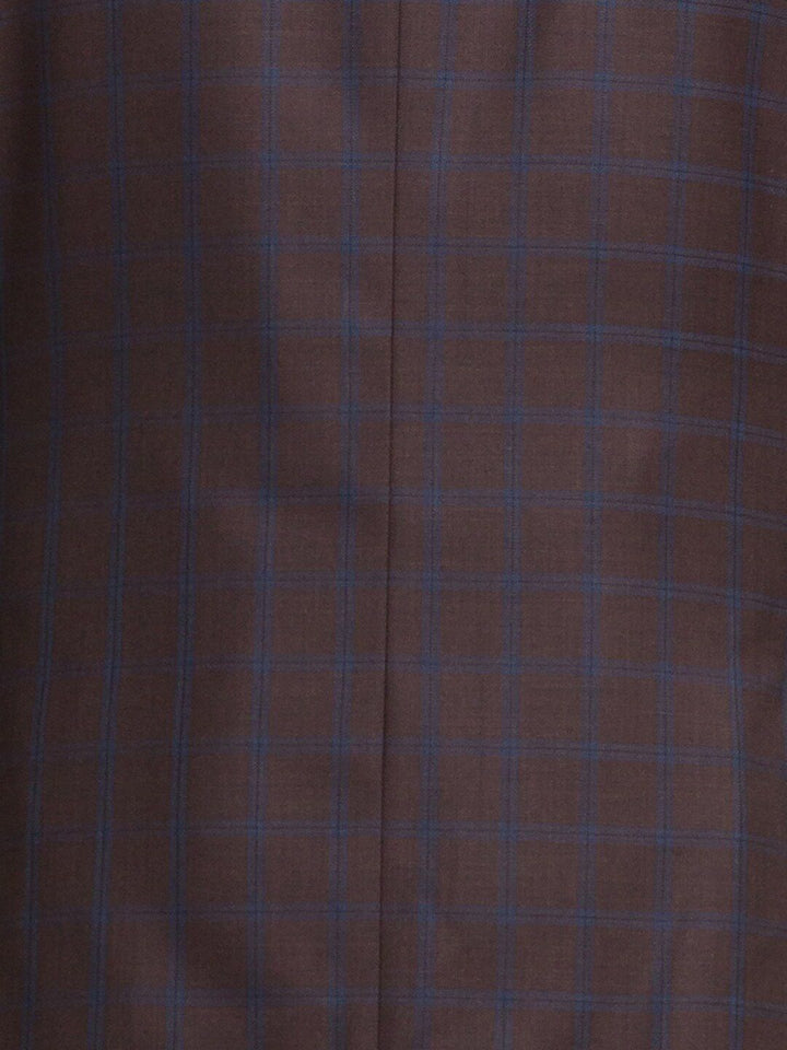 Park Avenue Men Checked Super Slim-Fit Single-Breasted 3-Piece Suits