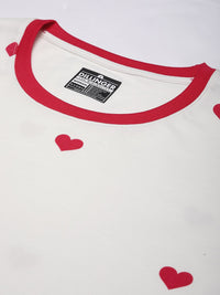 DILLINGER Women Short Sleeve Boxy Regular Printed Tshirt