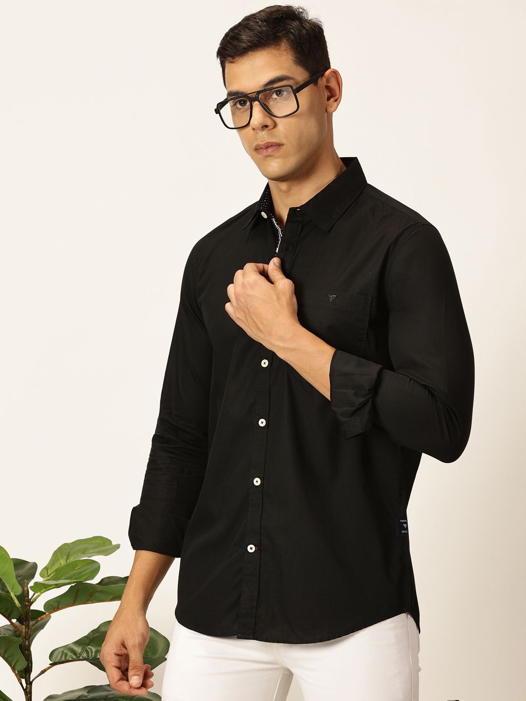 Thomas Scott Men Premium Opaque Casual Shirt