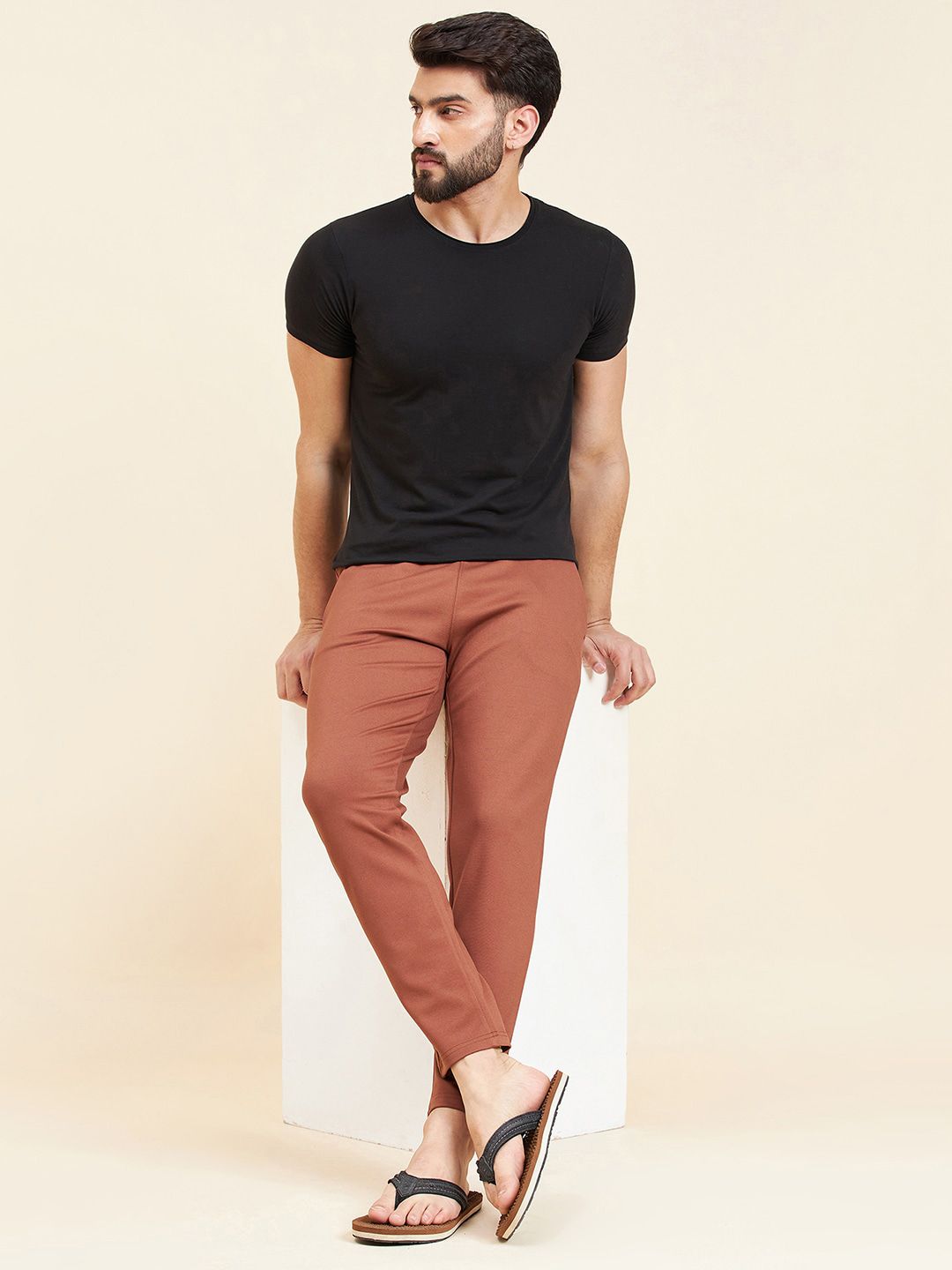 Sweet Dreams Men Mid-Rise Track Pants