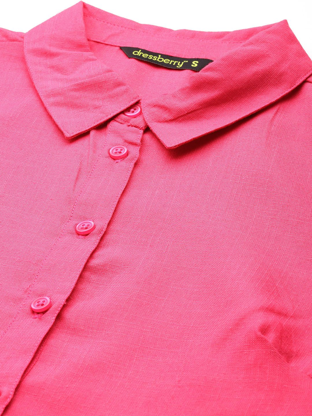 DressBerry Solid A-Line Dress