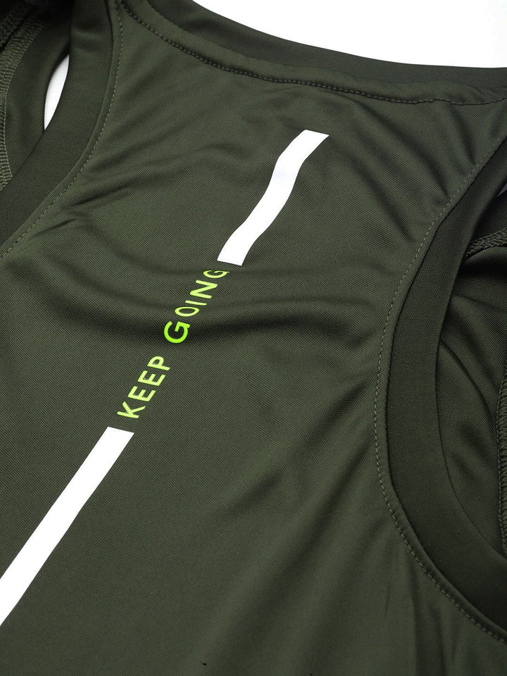 HRX by Hrithik Roshan Printed Rapid-Dry Training T-shirt