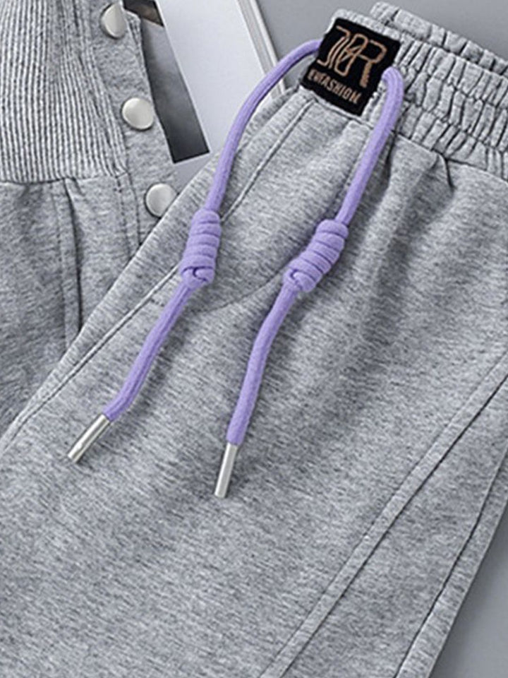 YK Girls Smart Slim Fit Joggers Trousers