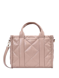 Lino Perros Quilted Structured Handheld Bag