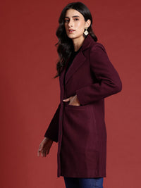 all about you Regular Fit Longline Overcoat