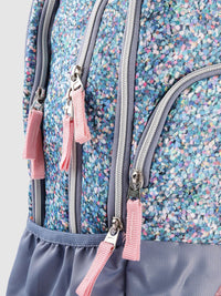 Gear Kids Abstract Printed Laptop Backpack with Glittery Effect -32L