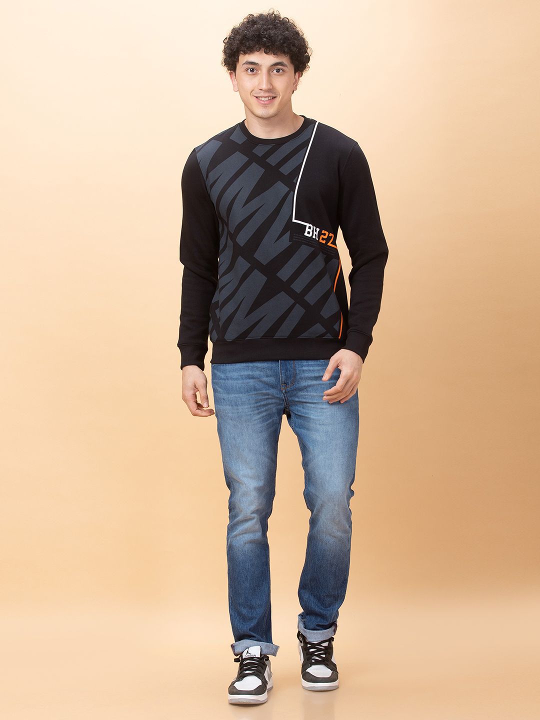 Being Human Men Printed Sweatshirt