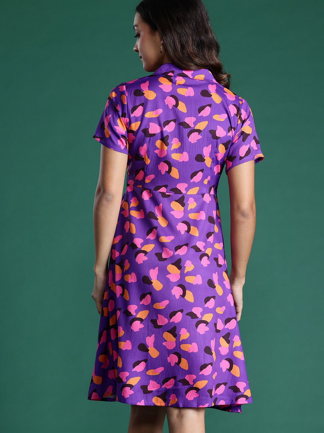 DressBerry Printed Shirt Dress
