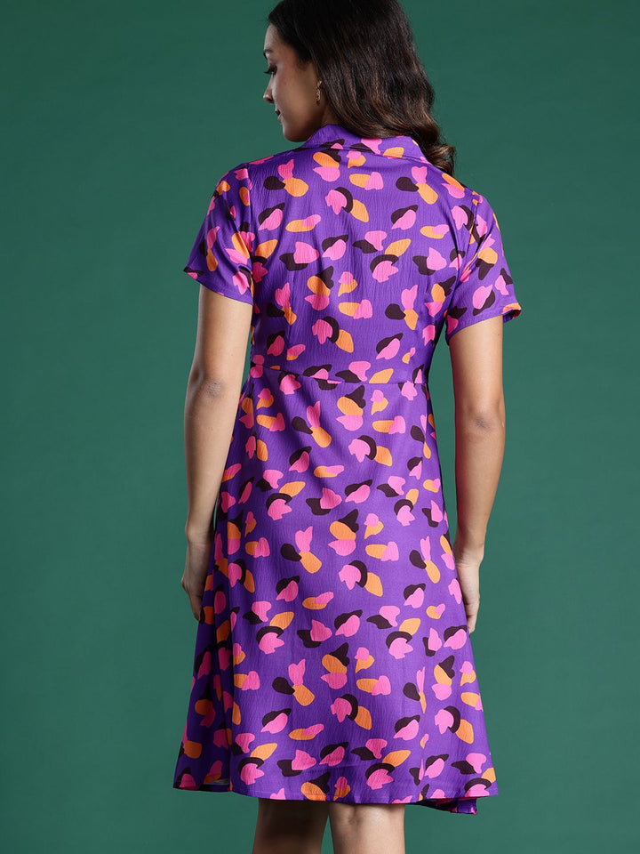 DressBerry Printed Shirt Dress