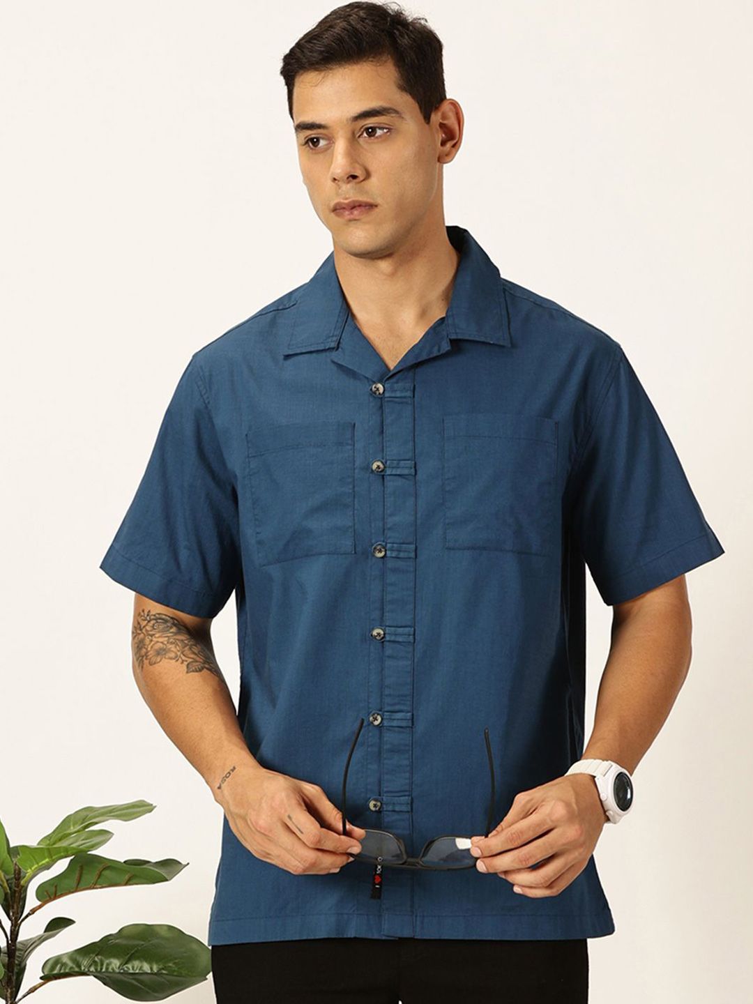 Thomas Scott Men Premium Opaque Casual Shirt
