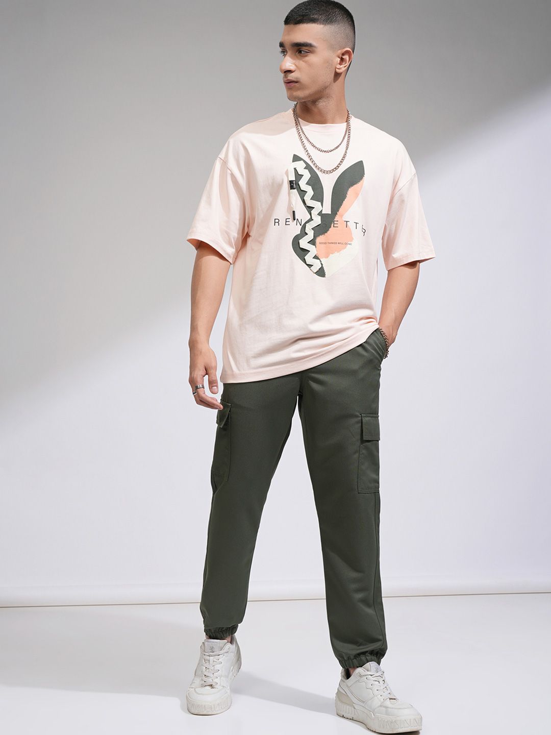 HIGHLANDER Men Cargo Style Joggers