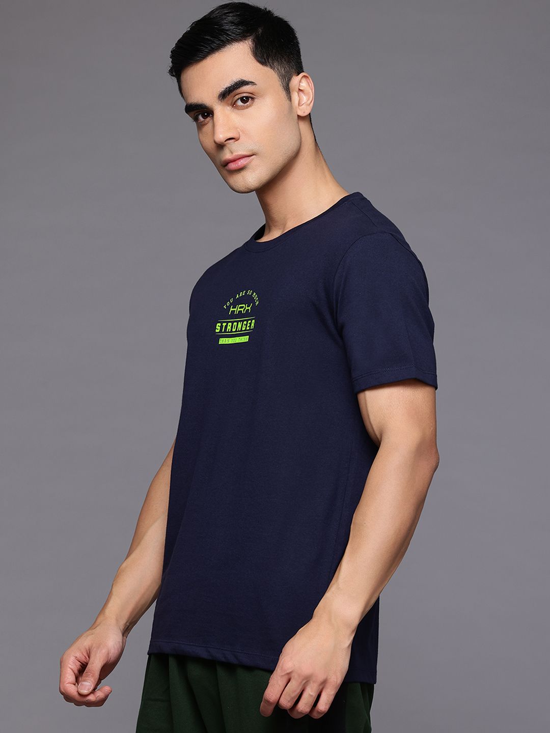 HRX by Hrithik Roshan Men Typography Printed T-shirt