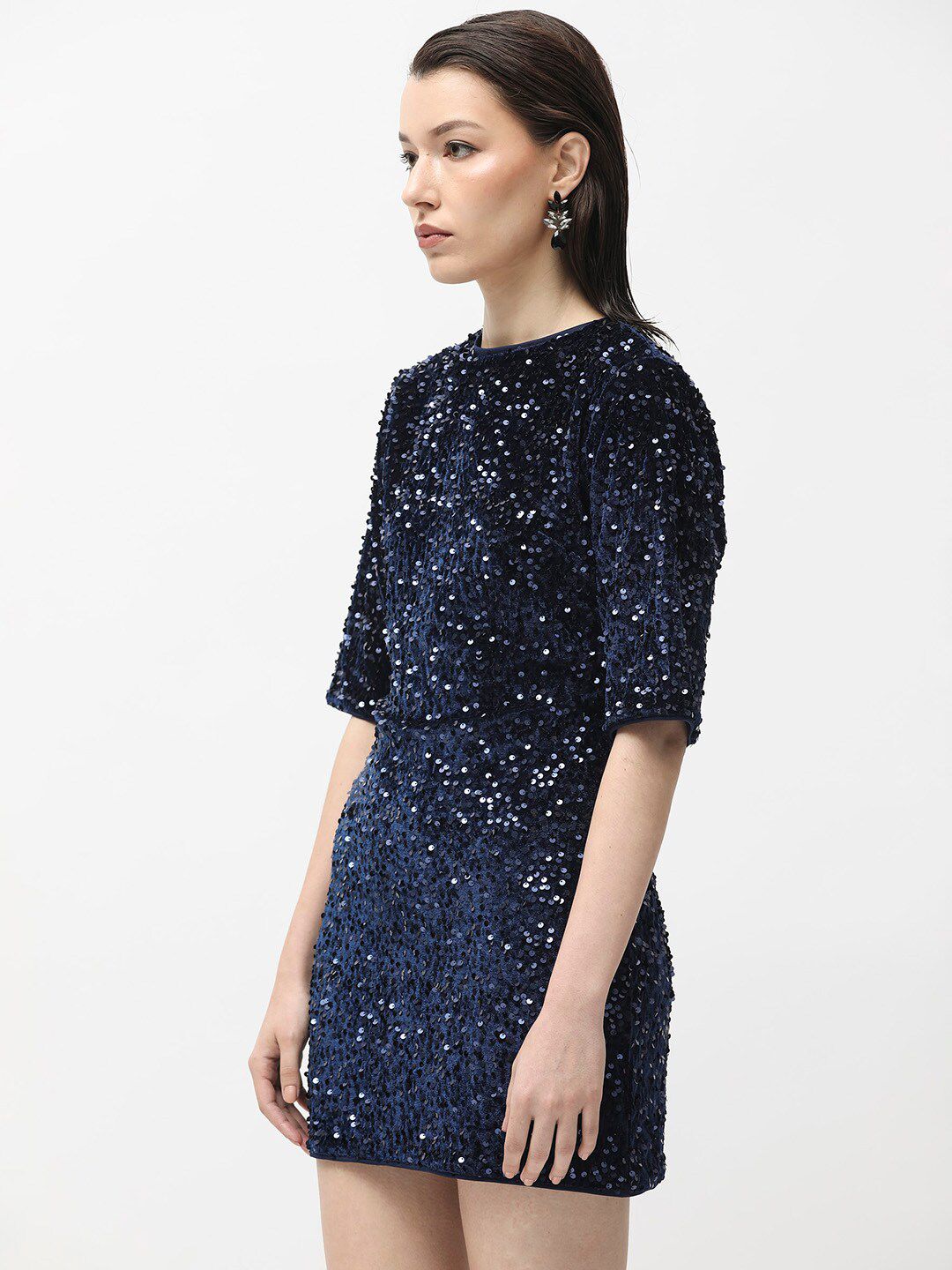 RAREISM Embellished Sheath Mini Dress