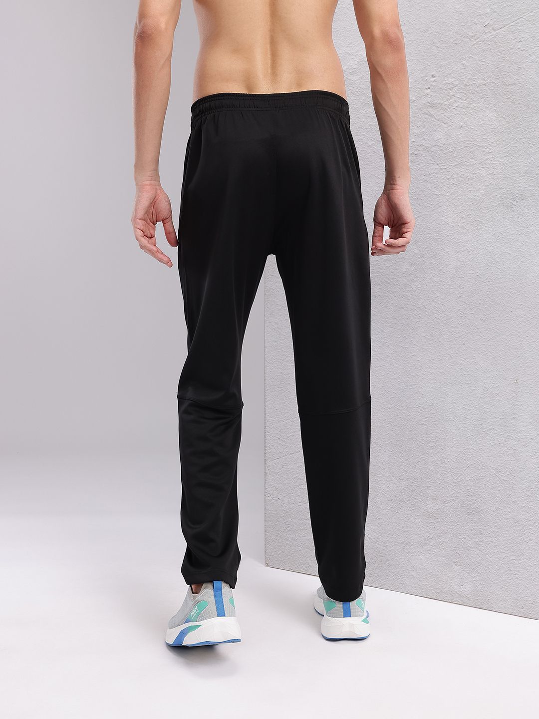 HRX by Hrithik Roshan Men Brand Logo Printed Mid-Rise Rapid-Dry Running Track Pants