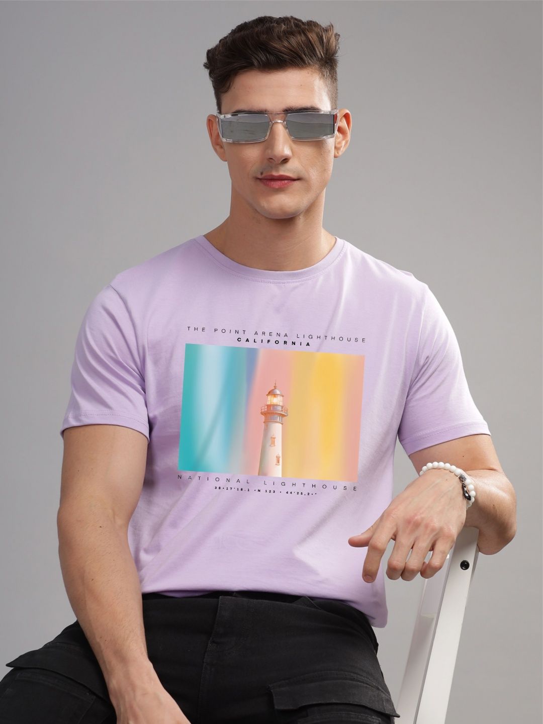 ADRO Men Printed T-shirt