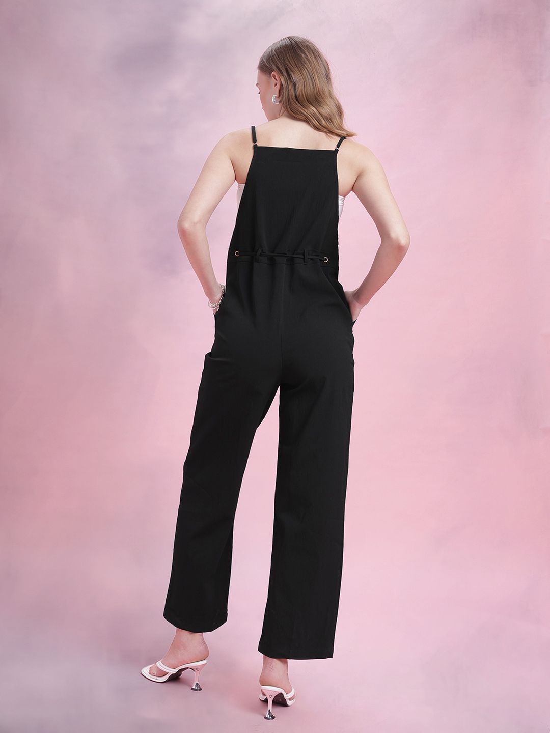 DressBerry Button Detailed Basic Jumpsuit