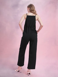 DressBerry Button Detailed Basic Jumpsuit
