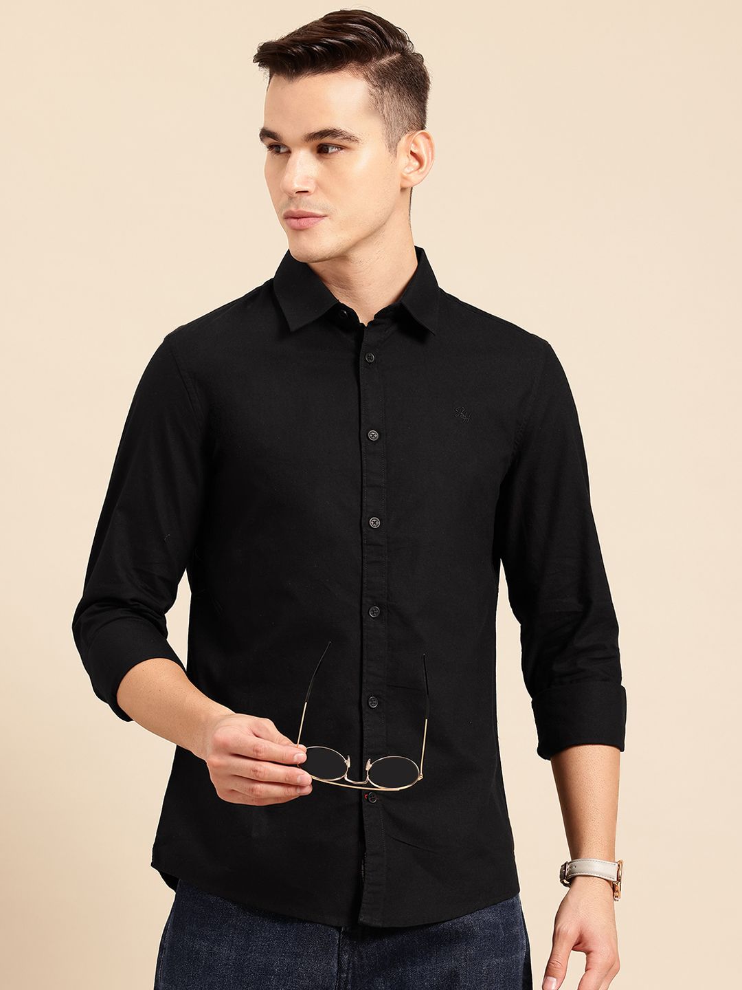 Being Human Pure Cotton Classic Slim Fit Casual Shirt
