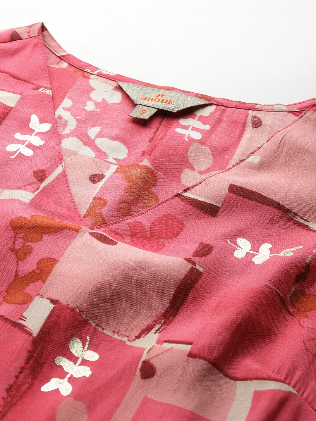 Anouk Printed Straight Kurta