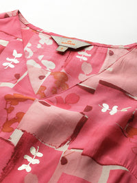 Anouk Printed Straight Kurta