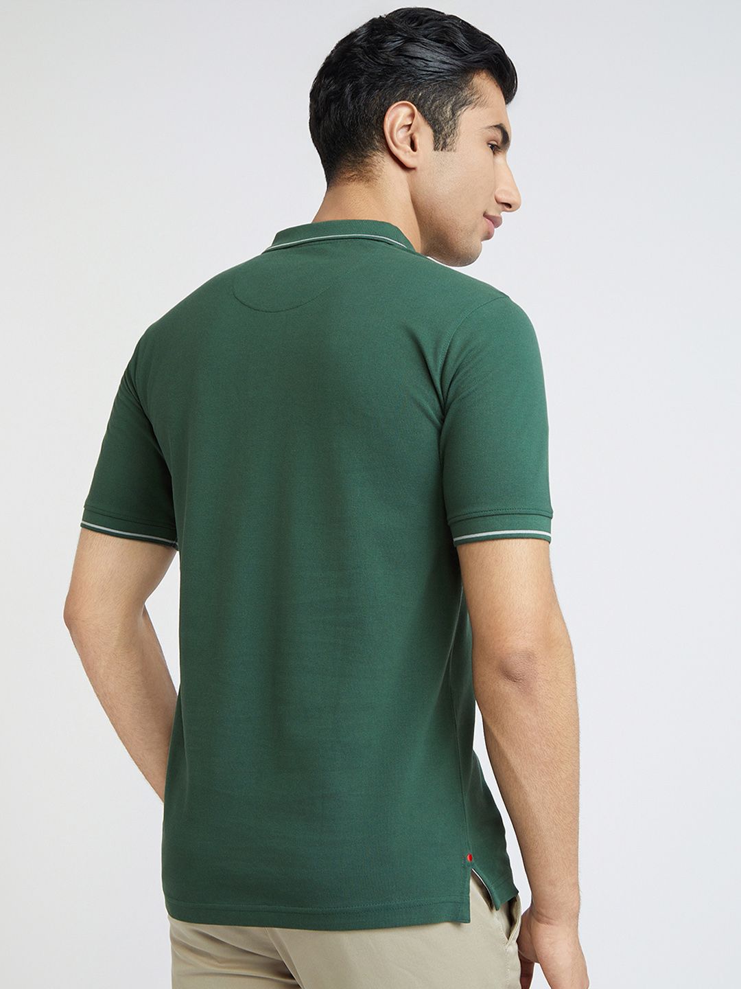 Raymond Pure Cotton Modern Fit Polo Collar T-shirt