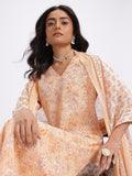 Anouk Floral Printed Cotton Kurta with Trousers & With Dupatta