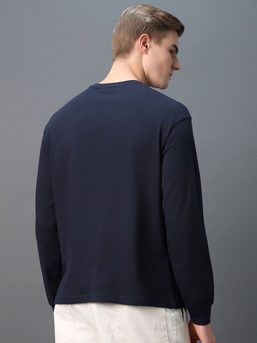 Bewakoof Men Typography Printed Round Neck Cotton Oversized T-shirt