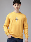 Park Avenue Men Slim Fit Printed Sweatshirt