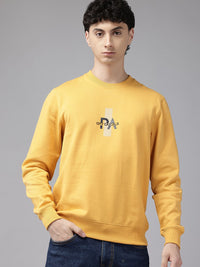 Park Avenue Men Slim Fit Printed Sweatshirt