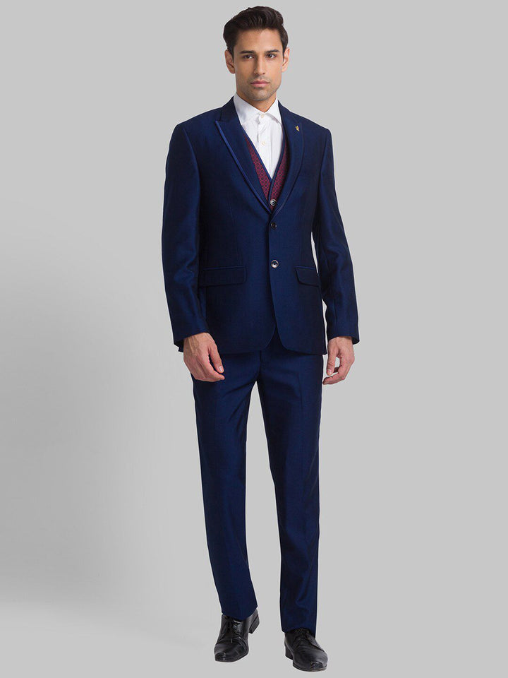 Raymond Men Single-Breasted Three-Piece Formal Suit