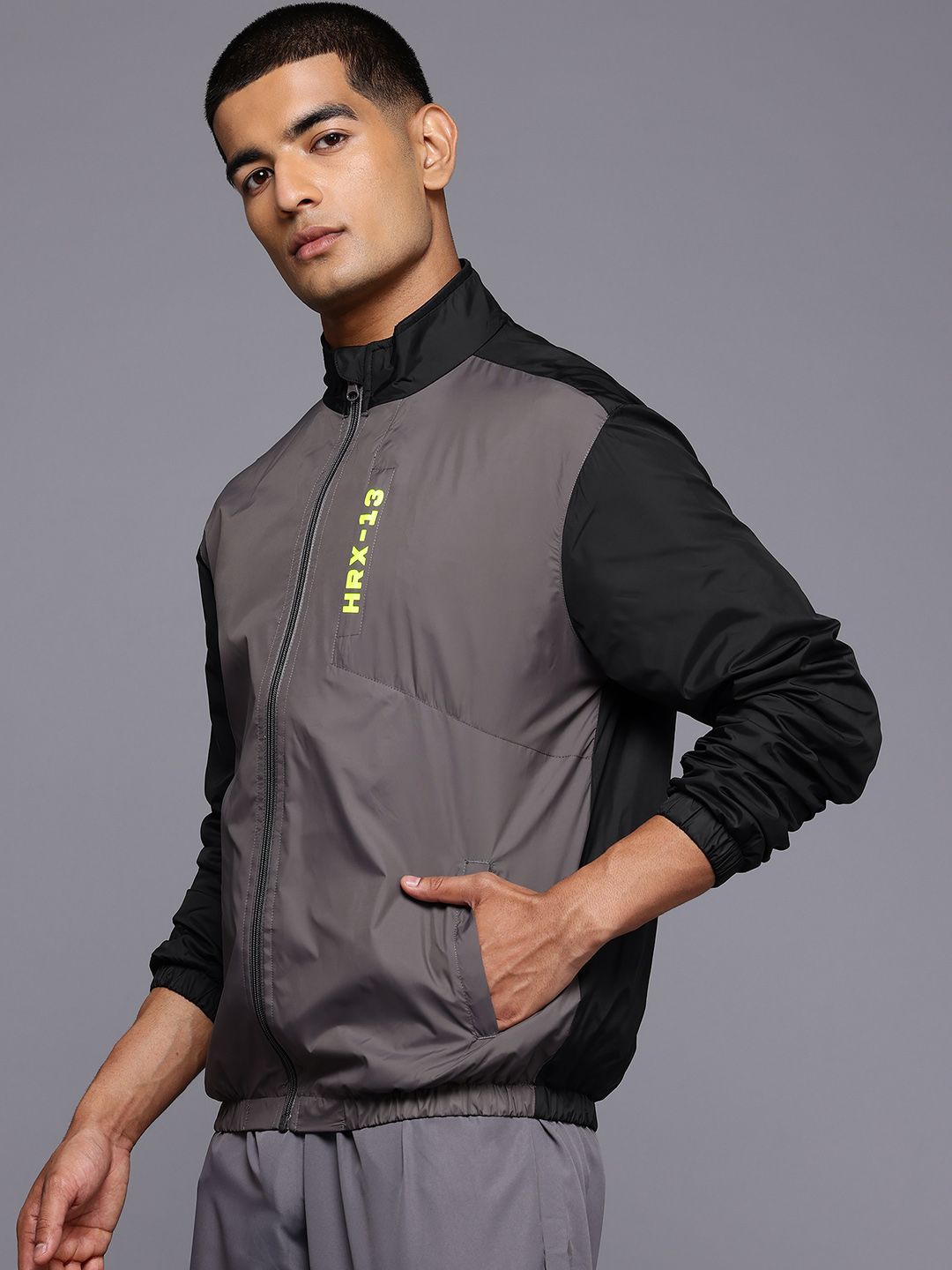 HRX by Hrithik Roshan Colourblocked Rapid-Dry Training Jacket
