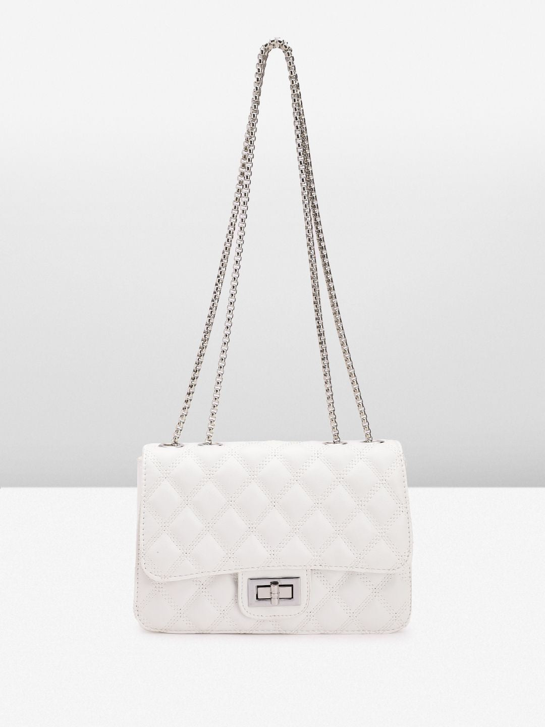 Lino Perros Structured Quilted Shoulder Bag