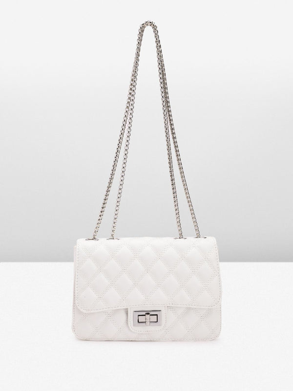 Lino Perros Structured Quilted Shoulder Bag
