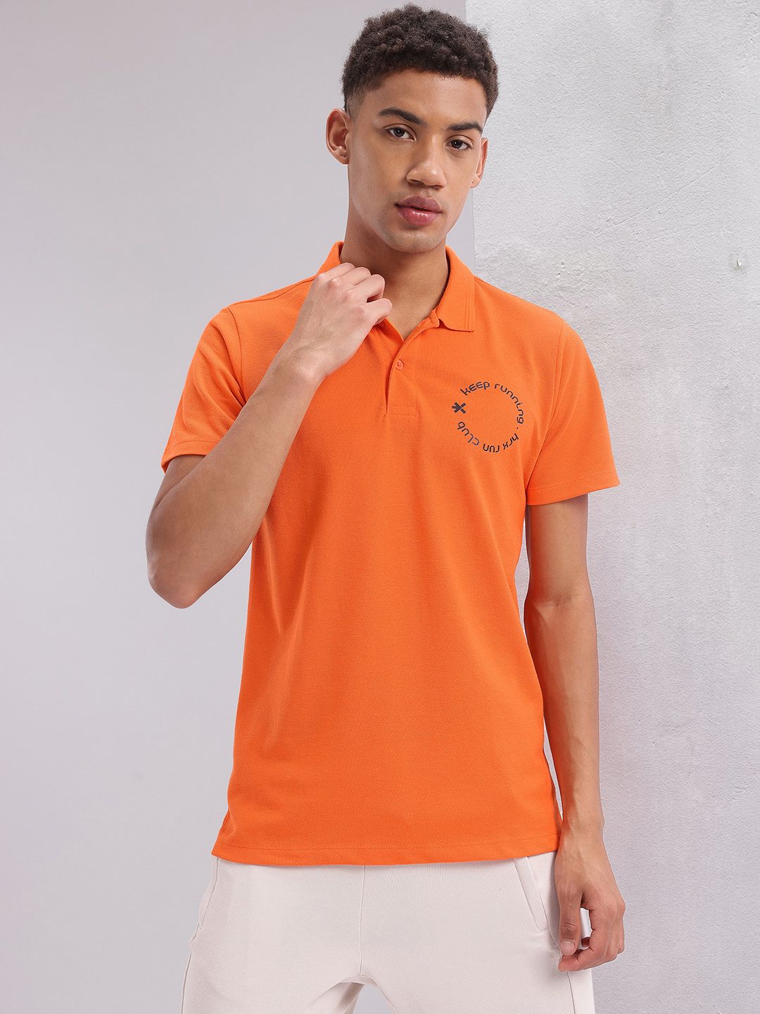 HRX by Hrithik Roshan Polo Collar Running T-shirt