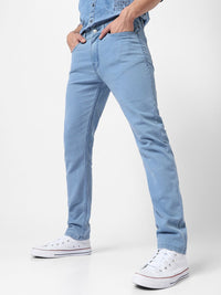 Urbano Fashion Men Blue Slim Fit Mid-Rise Clean Look Stretchable Jeans