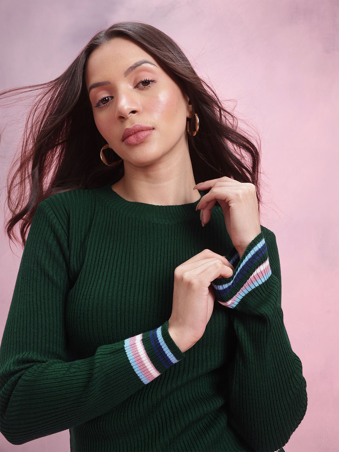 DressBerry Ribbed Pullover