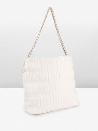 DressBerry Structured Quilted Shoulder Bag with Pouch