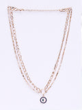 VOGUE PANASH Gold-Plated Evil Eye Layered Necklace and Chain