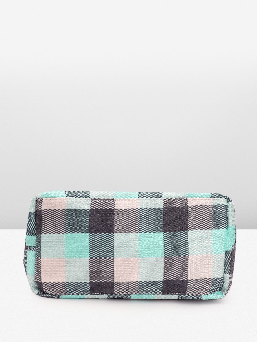 Anouk Self Checked Structured Shoulder Bag