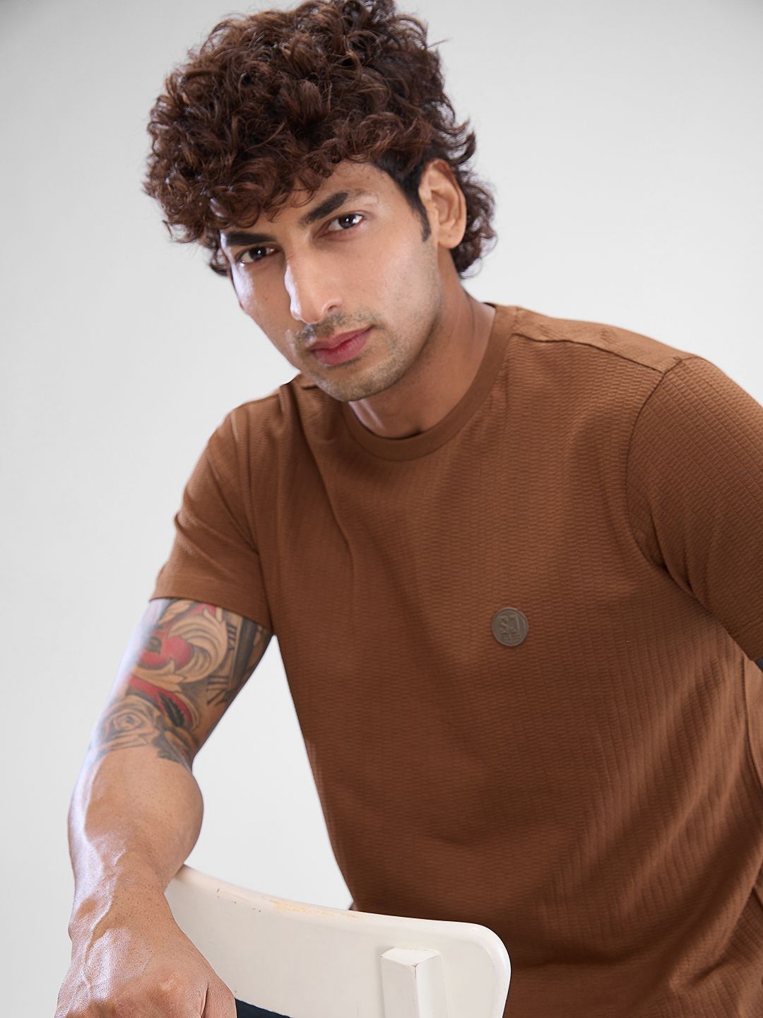 SPYKAR Men Solid Polo Collar Slim Fit T-shirt