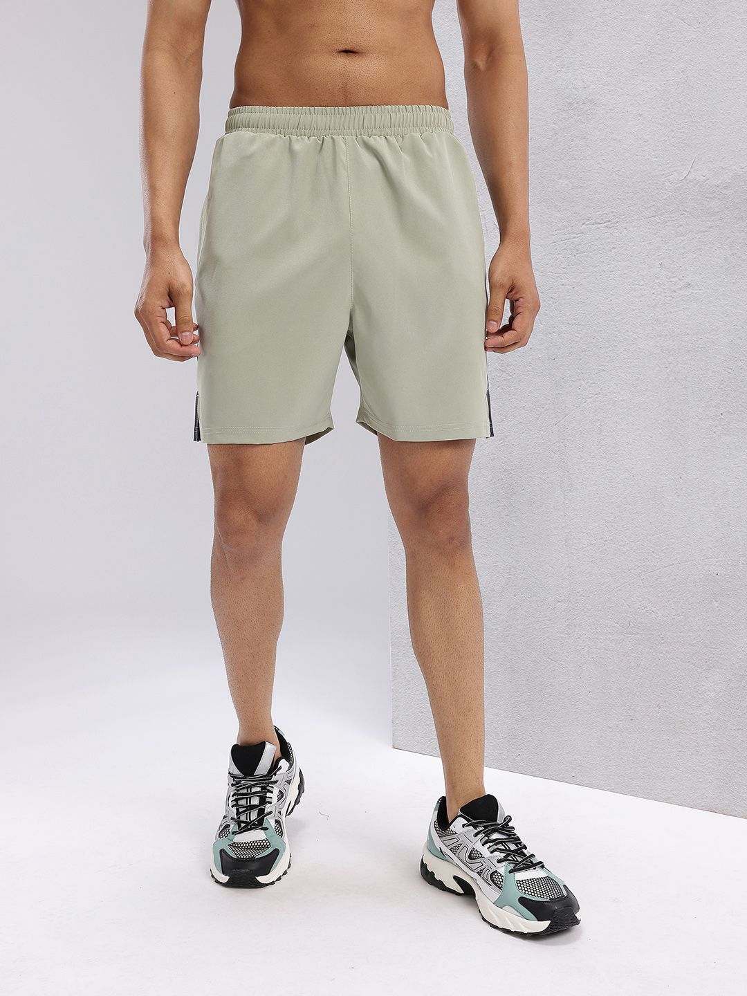 HRX by Hrithik Roshan Men Rapid-Dry Mid-Rise Running Shorts