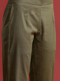 Anouk Printed Regular Kurta with Trousers & Dupatta