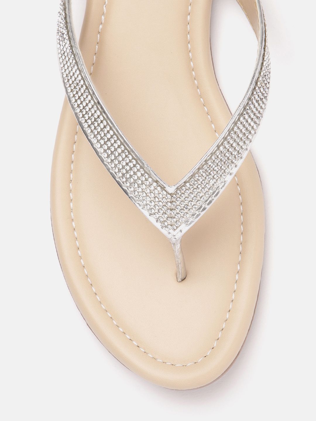 Lino Perros Women Embellished Open Toe Flats