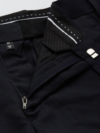 Park Avenue Men Navy Blue Trousers