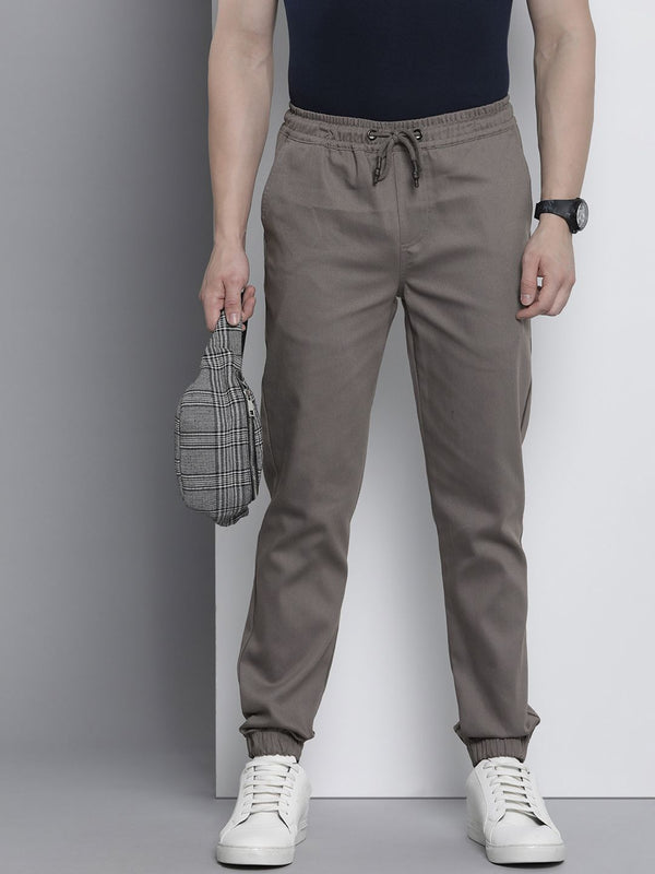 The Indian Garage Co Men Solid Slim Fit Joggers