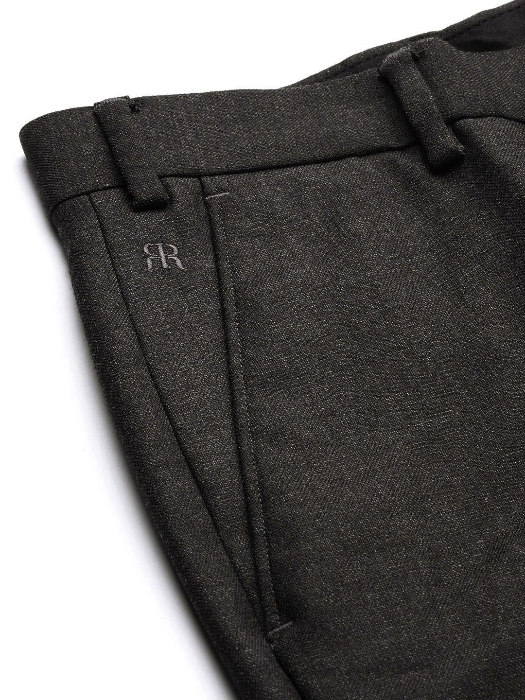 Raymond Men Mid-Rise Slim Fit Trousers