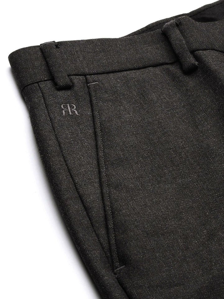 Raymond Men Mid-Rise Slim Fit Trousers